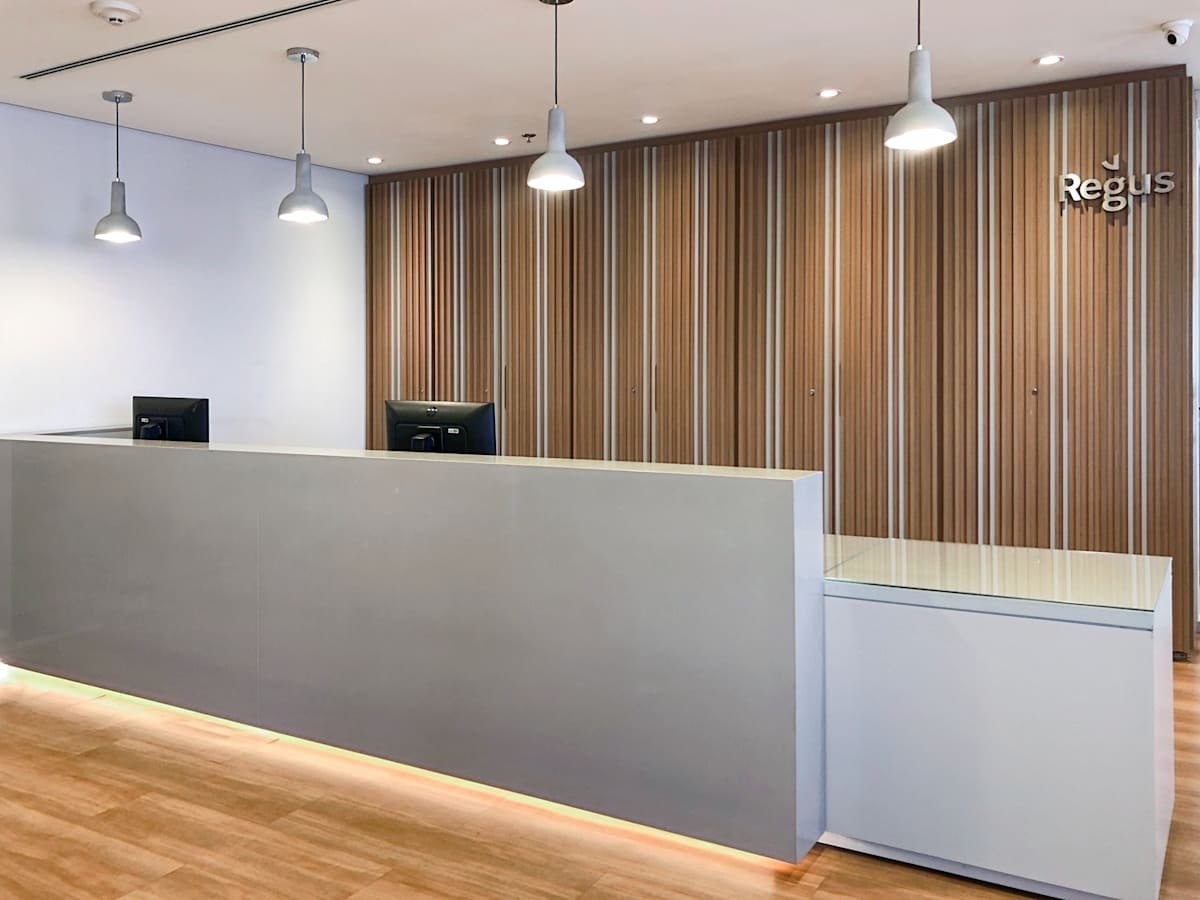 Recepção na Regus Domo Corporate ABC